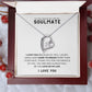 Gift To The Love Of My Life, My Soulmate | Forever Love Necklace