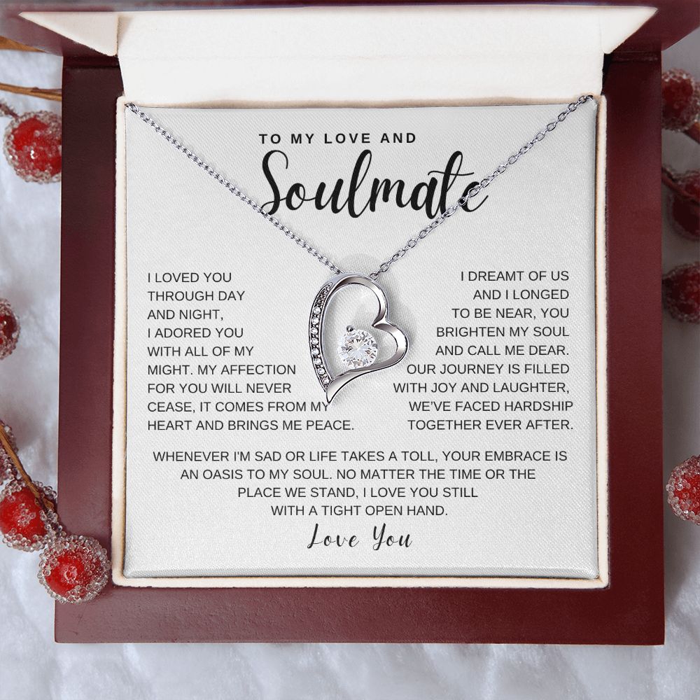 Gift to my Love and Soulmate | Forever Love Necklace