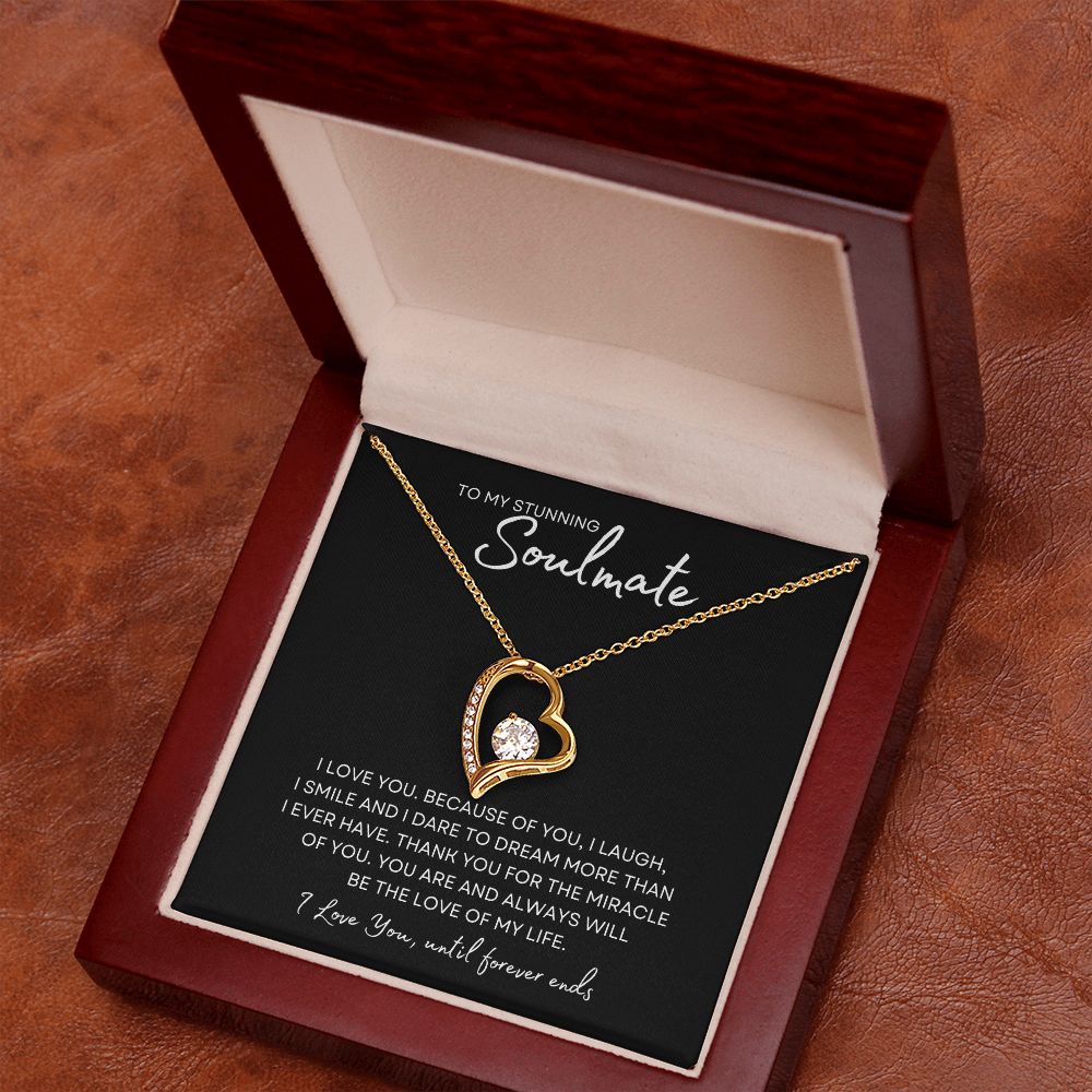 Gift To My Stunning Soulmate | Forever Love Necklace