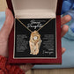 Gift to Bonus Daughter | Old Lioness | Necklace | FL