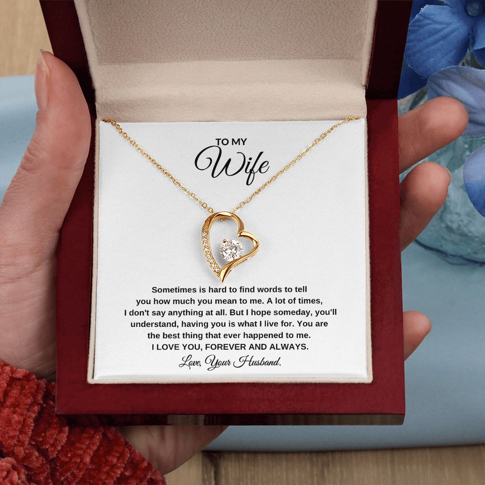 Gift to My Wife | Forever Love Necklace