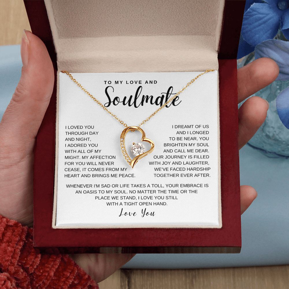 Gift to my Love and Soulmate | Forever Love Necklace