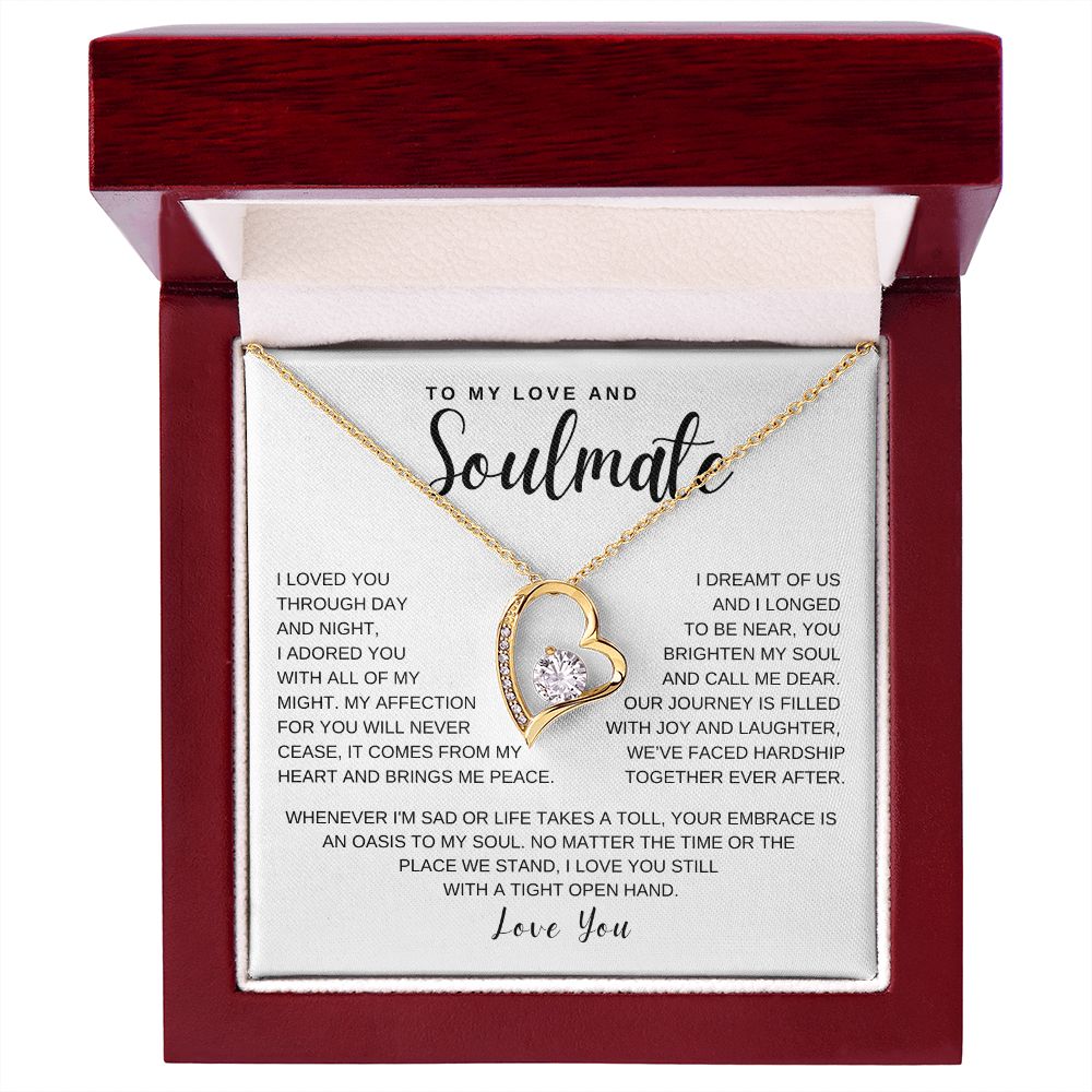 Gift to my Love and Soulmate | Forever Love Necklace