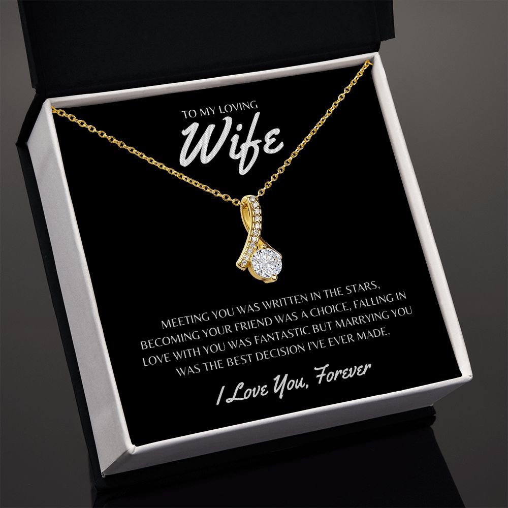 Gift To My Loving Wife | Alluring Beauty Necklace