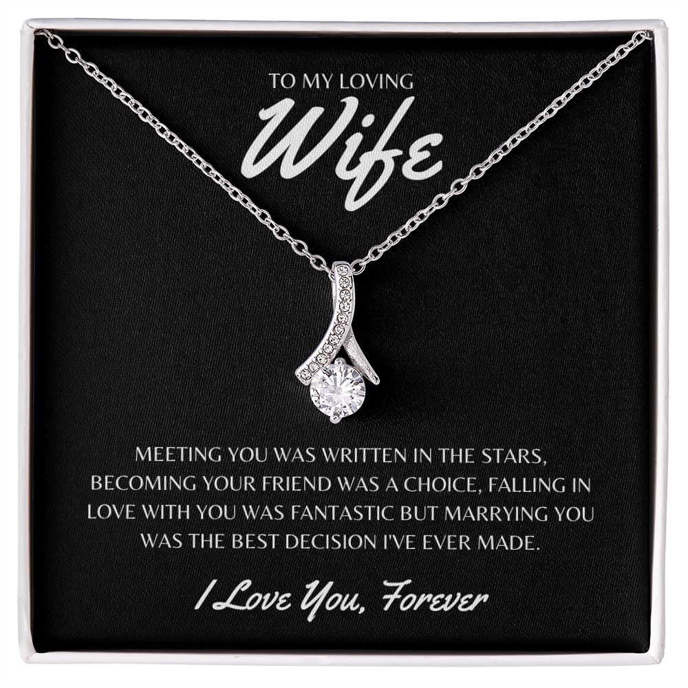 Gift To My Loving Wife | Alluring Beauty Necklace