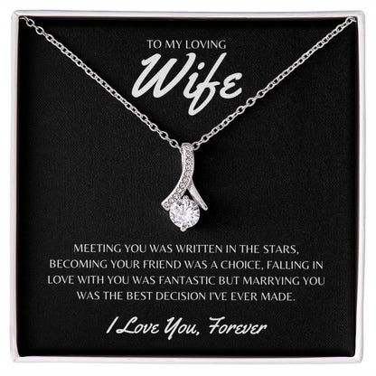 Gift To My Loving Wife | Alluring Beauty Necklace