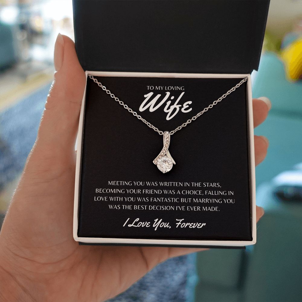 Gift To My Loving Wife | Alluring Beauty Necklace