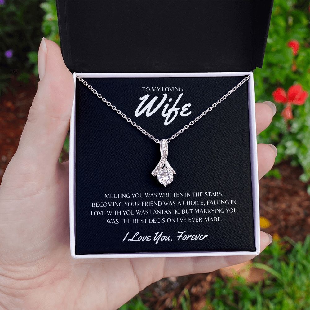 Gift To My Loving Wife | Alluring Beauty Necklace