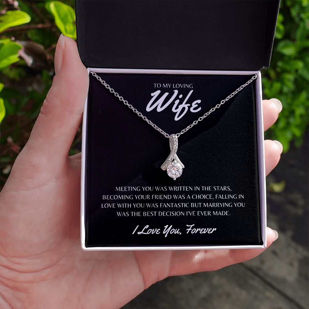 Gift To My Loving Wife | Alluring Beauty Necklace