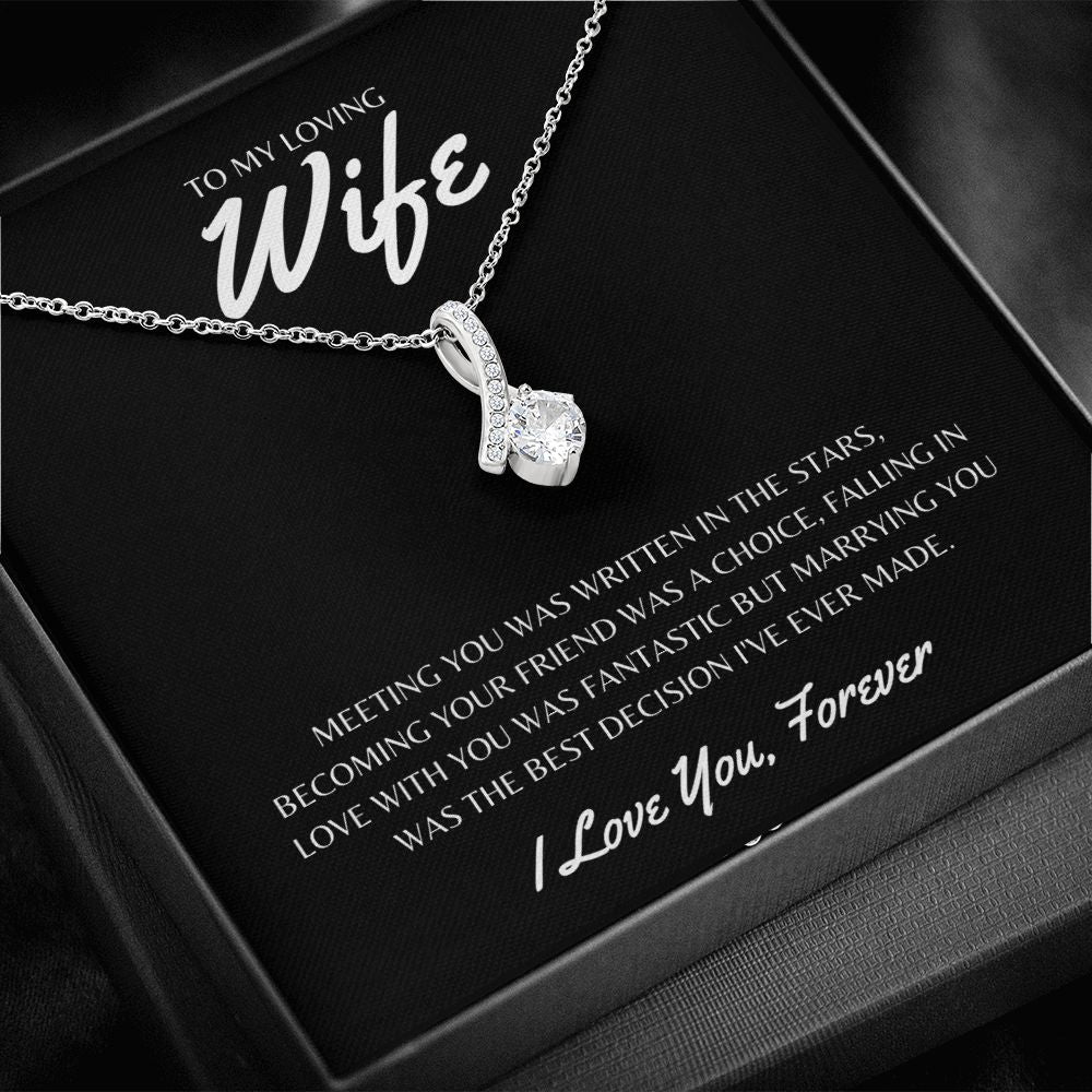 Gift To My Loving Wife | Alluring Beauty Necklace
