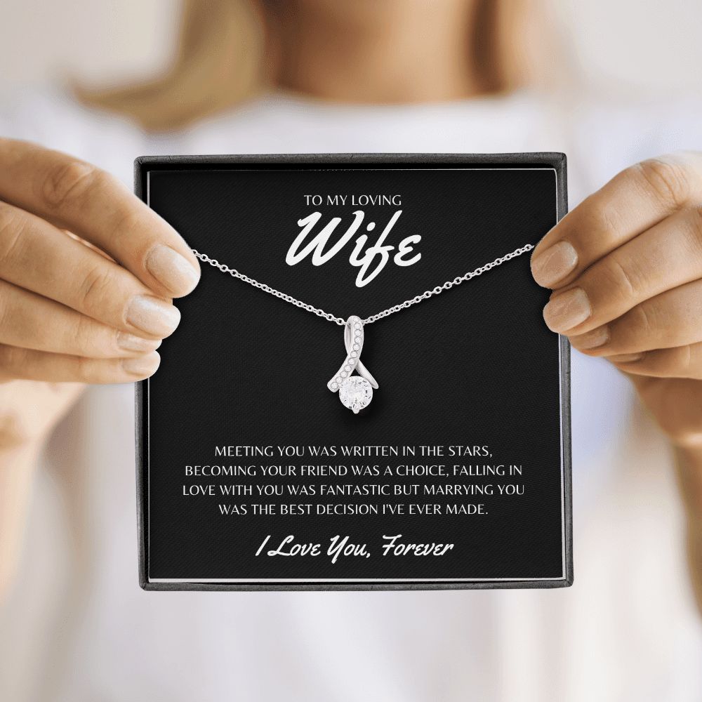Gift To My Loving Wife | Alluring Beauty Necklace