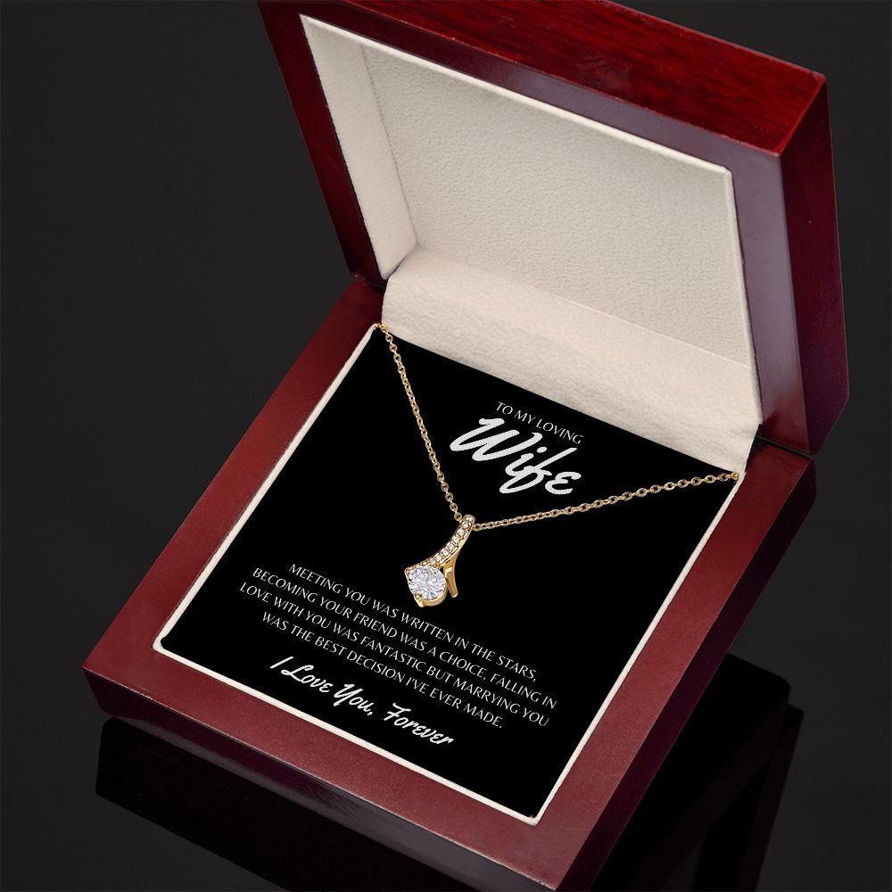 Gift To My Loving Wife | Alluring Beauty Necklace