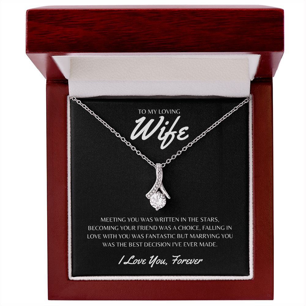 Gift To My Loving Wife | Alluring Beauty Necklace