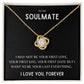 Gift To My Soulmate | Love Knot Necklace