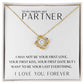 Gift To My Smokin' Hot Partner | Love Knot Necklace