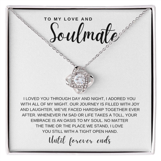 Gift To My Love and Soulmate | Love Knot Necklace