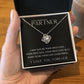 Gift To My Smokin' Hot Partner | Love Knot Necklace