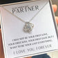 Gift To My Smokin' Hot Partner | Love Knot Necklace