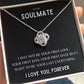 Gift To My Soulmate | Love Knot Necklace