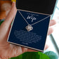 Gift To My Smokin' Hot Wife | Love Knot Necklace