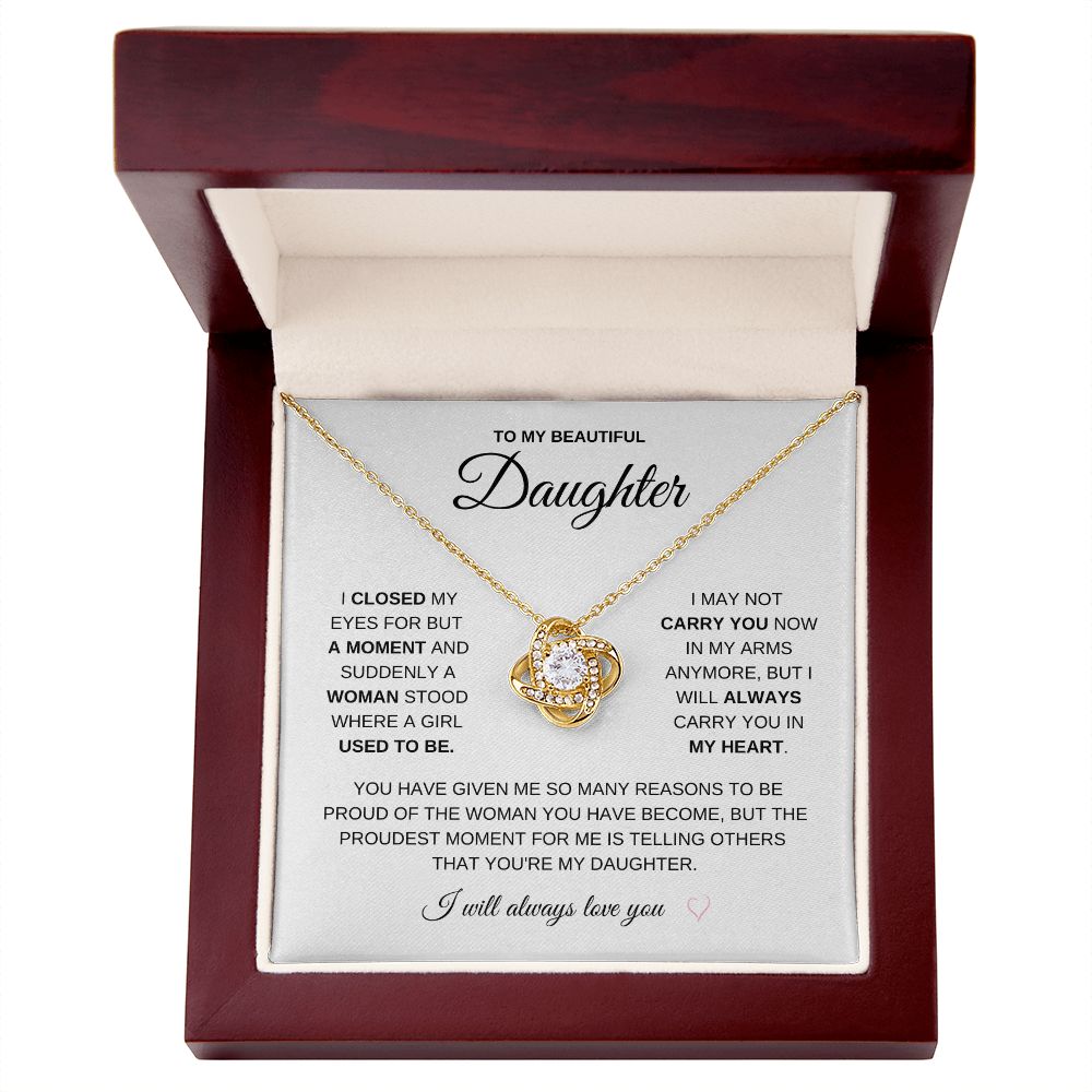 Gift for Daughter | Love Knot Necklace