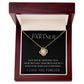 Gift To My Smokin' Hot Partner | Love Knot Necklace