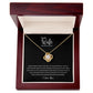 Gift To My Wife, The Love Of My Life | Love Knot Necklace