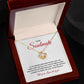 Valentines_soulmate - red Gift To my Wife | Love Knot Necklace