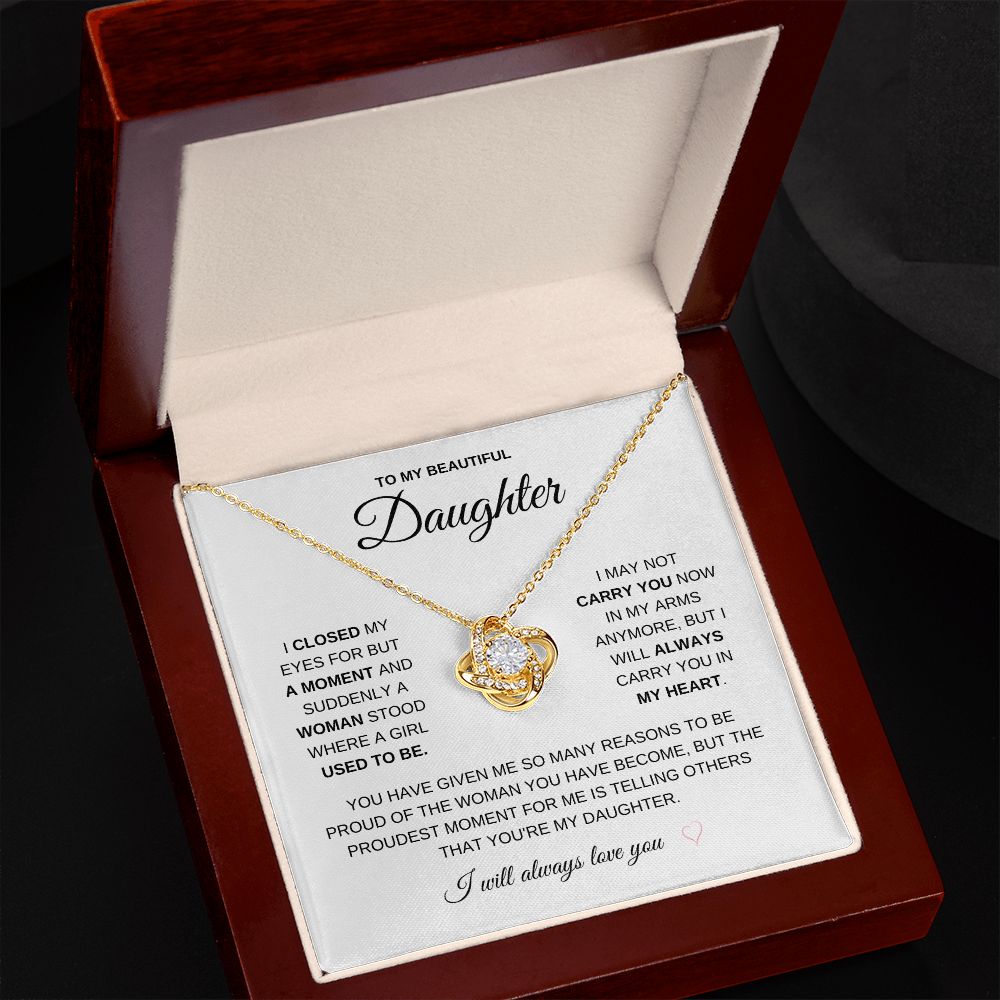 Gift for Daughter | Love Knot Necklace