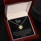 Gift To My Wife, The Love Of My Life | Love Knot Necklace