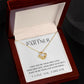 Gift To My Smokin' Hot Partner | Love Knot Necklace