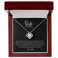 Gift To My Wife, The Love Of My Life | Love Knot Necklace