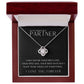 Gift To My Smokin' Hot Partner | Love Knot Necklace