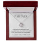 Gift To My Smokin' Hot Partner | Love Knot Necklace