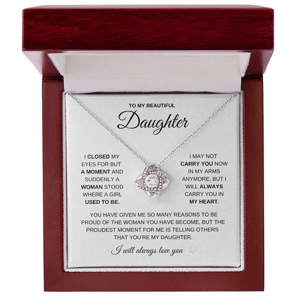 Gift for Daughter | Love Knot Necklace
