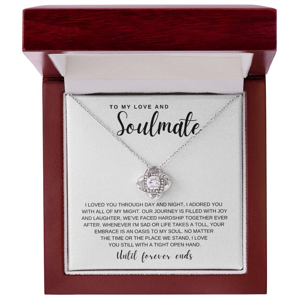 Gift To My Love and Soulmate | Love Knot Necklace