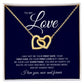 Necklace for My Love | Gift | Interlocking Hearts