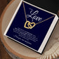 Necklace for My Love | Gift | Interlocking Hearts
