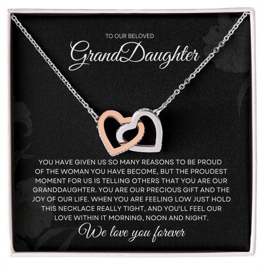 Gift To our GrandDaughter | Proud | Necklace | IH