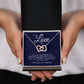Necklace for My Love | Gift | Interlocking Hearts
