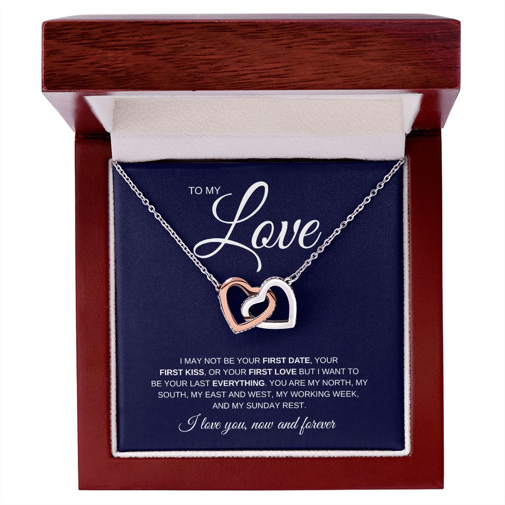Necklace for My Love | Gift | Interlocking Hearts