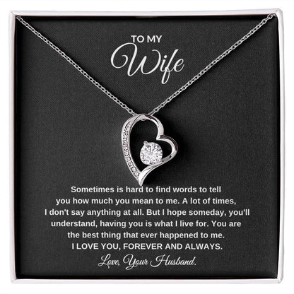 Gift to My Wife | Forever Love Necklace