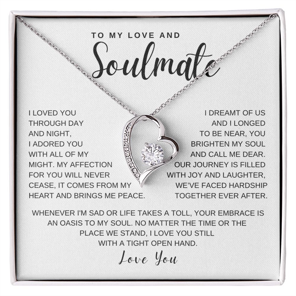 Gift to my Love and Soulmate | Forever Love Necklace