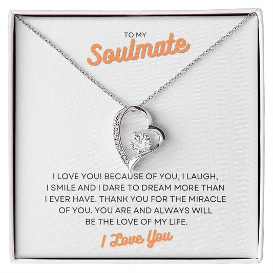 Gift to My Soulmate | Forever Love Necklace