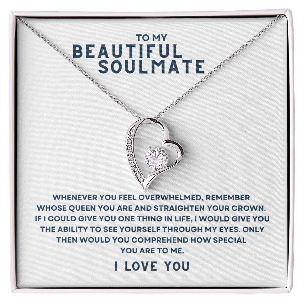 Gift To My Beautiful Soulmate | Forever Love Necklace