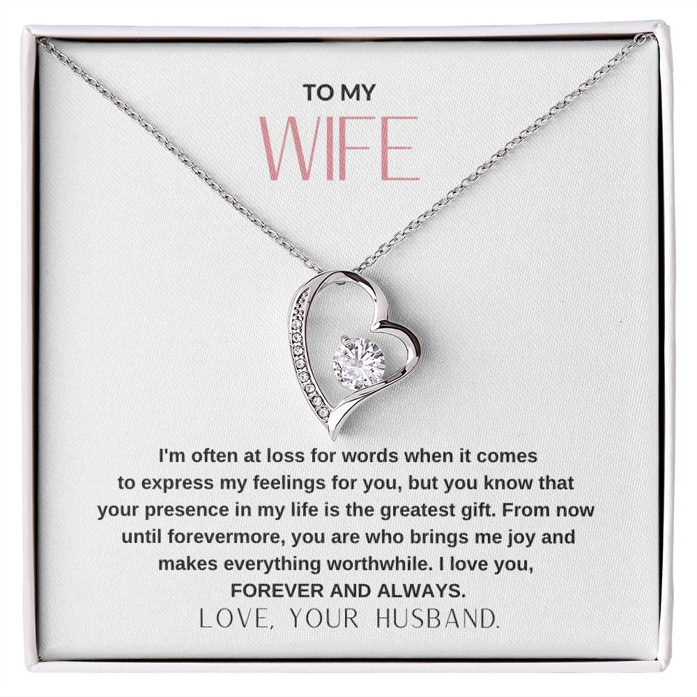 Gift to My Wife | Forever Love Necklace