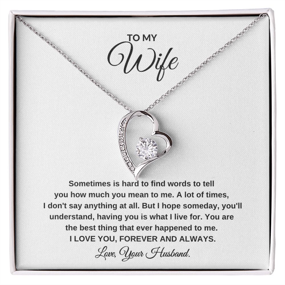 Gift to My Wife | Forever Love Necklace