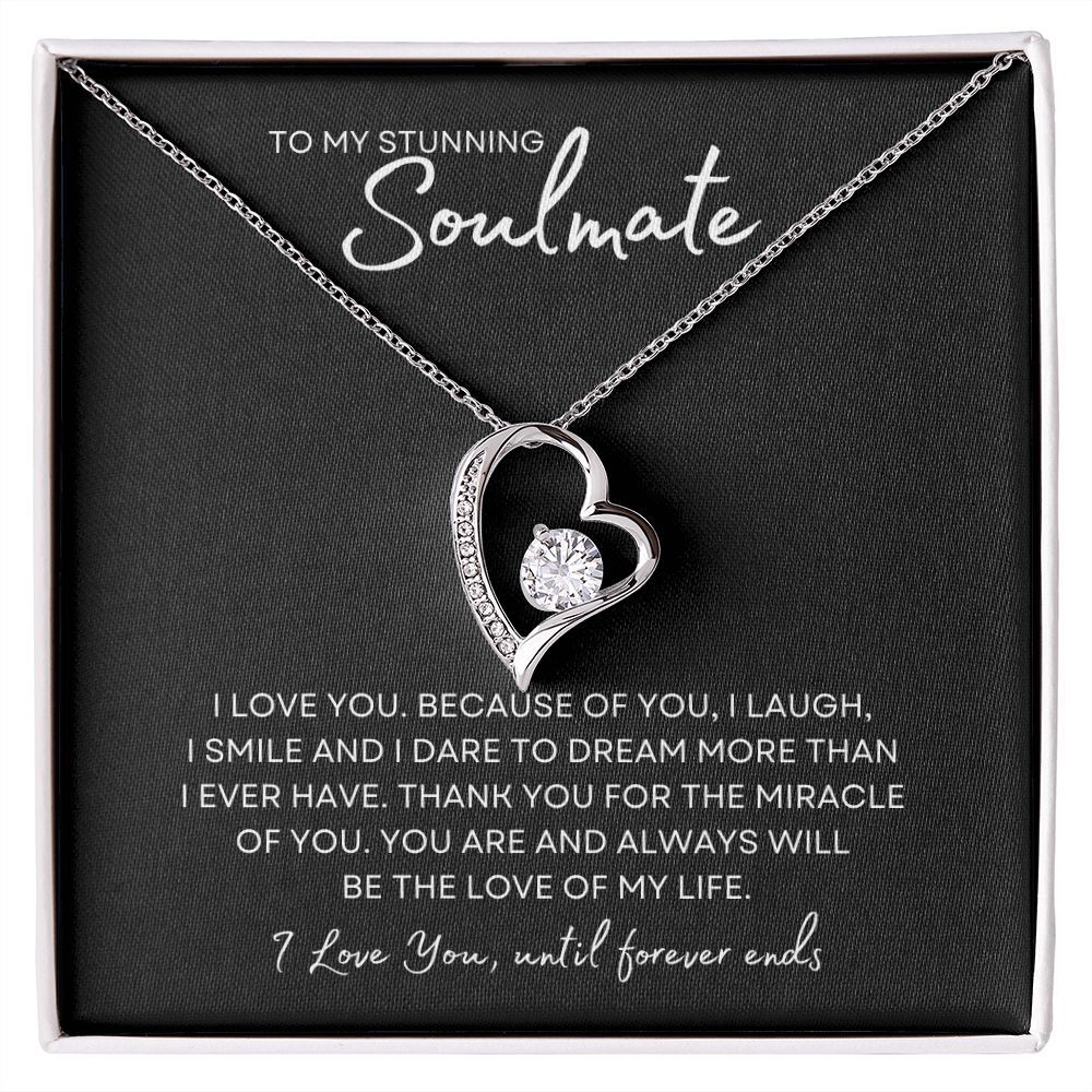 Gift To My Stunning Soulmate | Forever Love Necklace