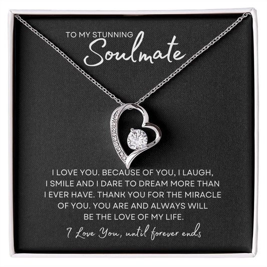 Gift To My Stunning Soulmate | Forever Love Necklace