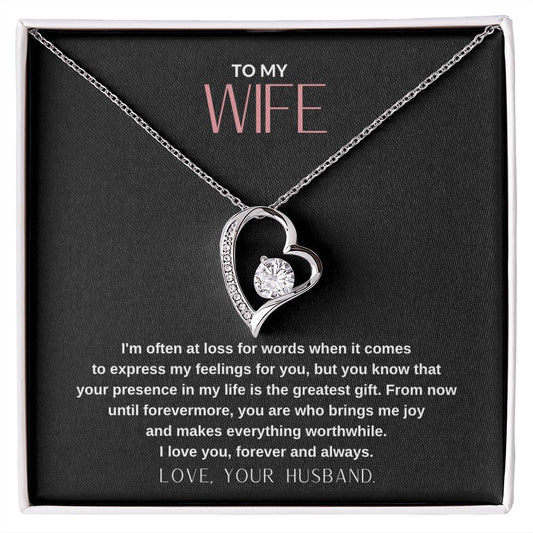 Gift to My Wife | Forever Love Necklace